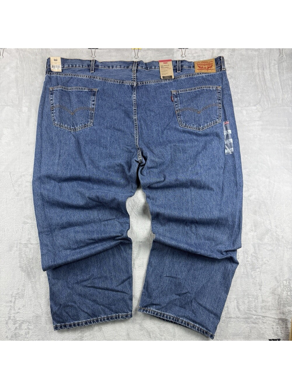 Levi’s 505 Mens 56x30 Big Tall Regular Fit Blue Jeans Straight Leg Claasic NWT